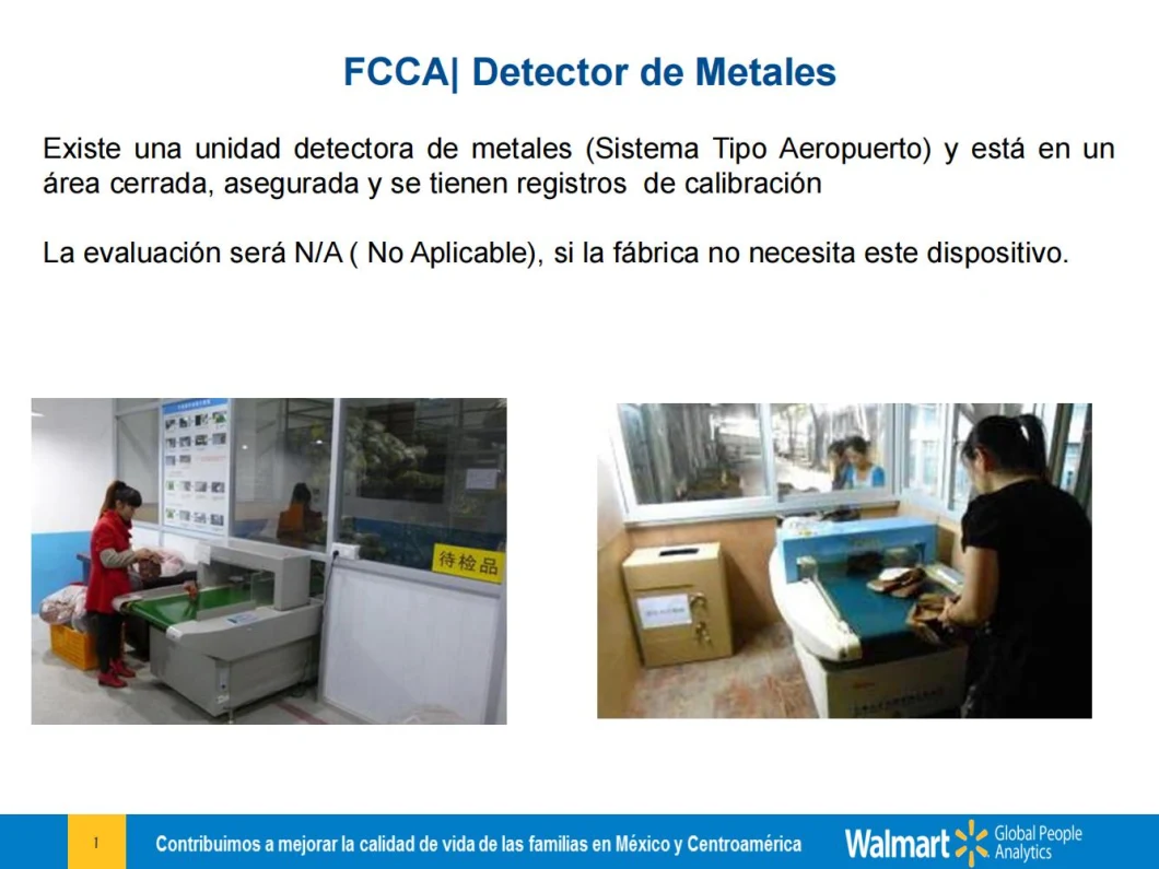 Garment and Textile Metal Detection Inspections- Hqts Quality Control